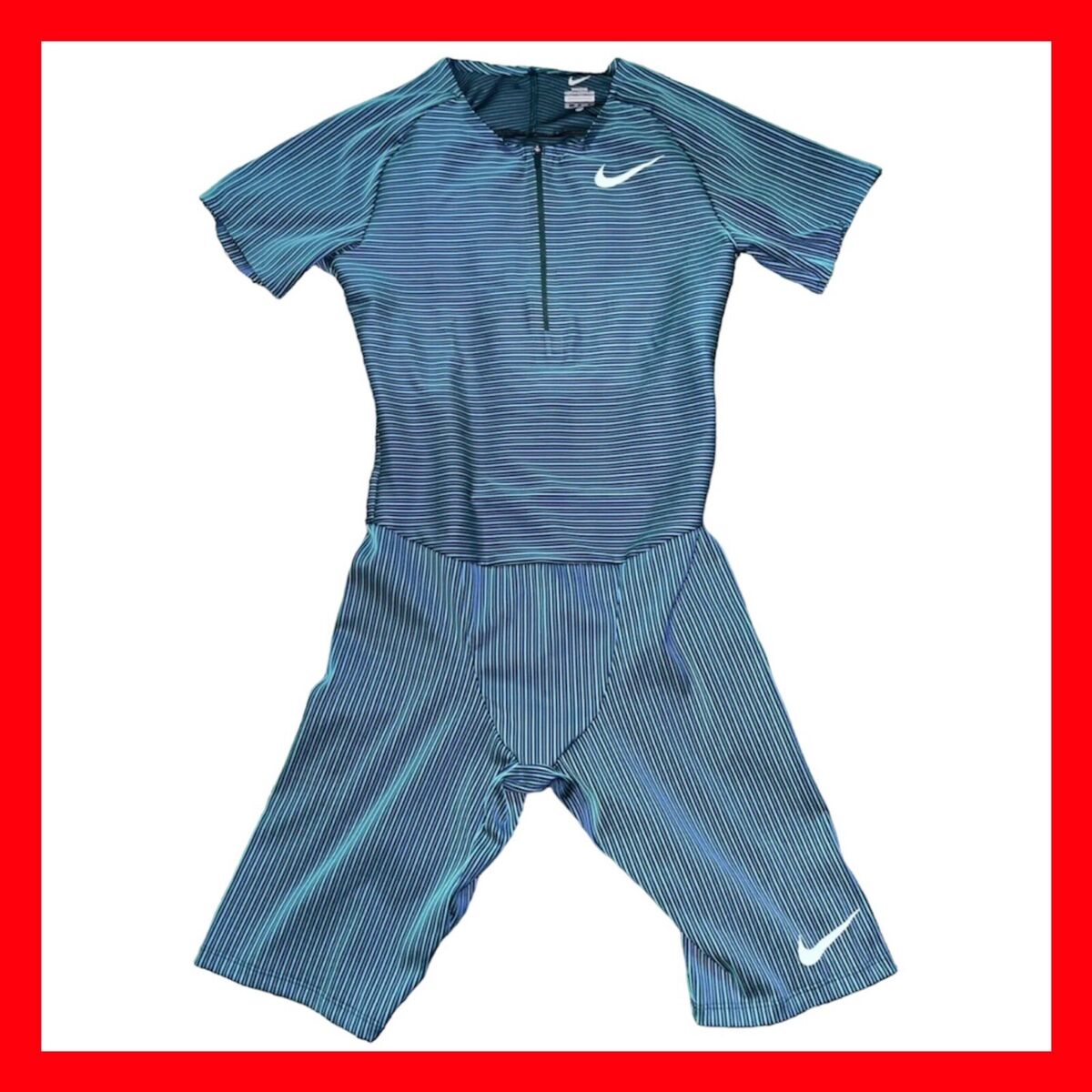 Nike Elite Pro One Piece Blue Track Speed Suit CW2568-317 Nike Elite Pro One Piece Blue Track Speed Suit CW2568-317