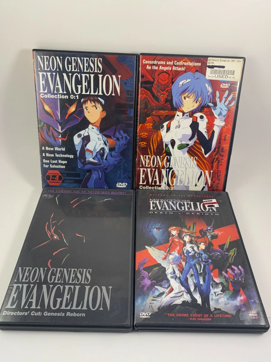 Neon Genesis Evangelion NR Rated Director's Cut DVDs & Blu-ray