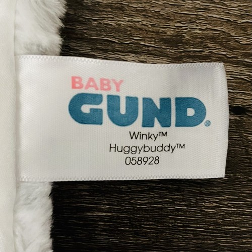Baby Gund Winky Huggybuddy Blanco Cordero Oveja Lovey Peluche Chupete Seguridad - Imagen 4 de 6