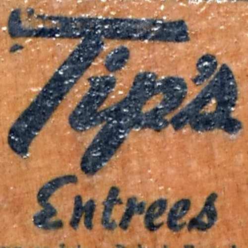 1940s Tip's Ann Jardine Restaurant Menu Wilshire Boulevard La Brea Los Angeles