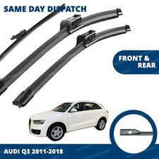 Front/Rear Windscreen 24" 20" 16" Wiper Blades for Audi Q3 2011-2018