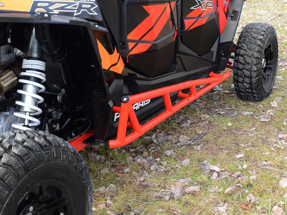 SuperATV Rock Slider Nerf Bars for Polaris RZR Turbo R