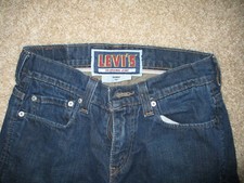 Boy's Darker Faded Levi's 511 Skinny Jeans Size 29"X30 EUC