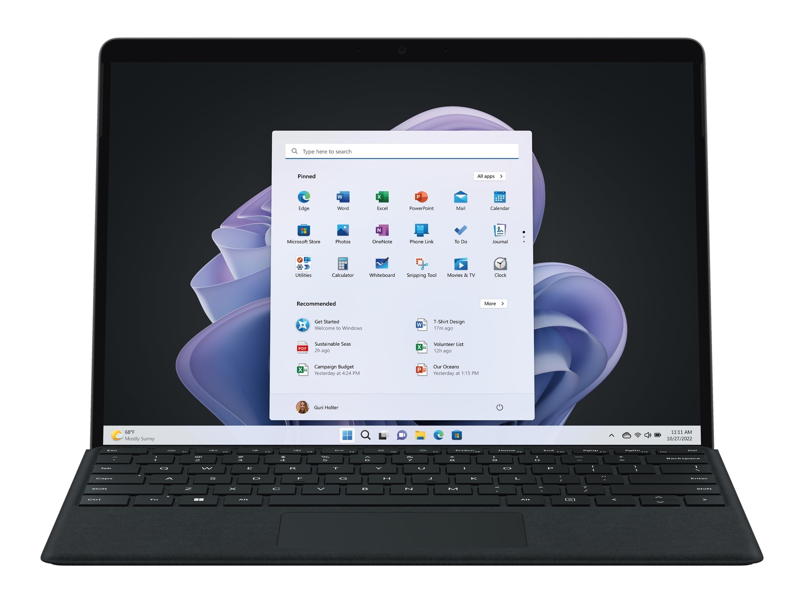 Microsoft Surface Pro 9 33 cm (13") 2880 x 1920 Pixel 256 GB 16 GB QIM-00020