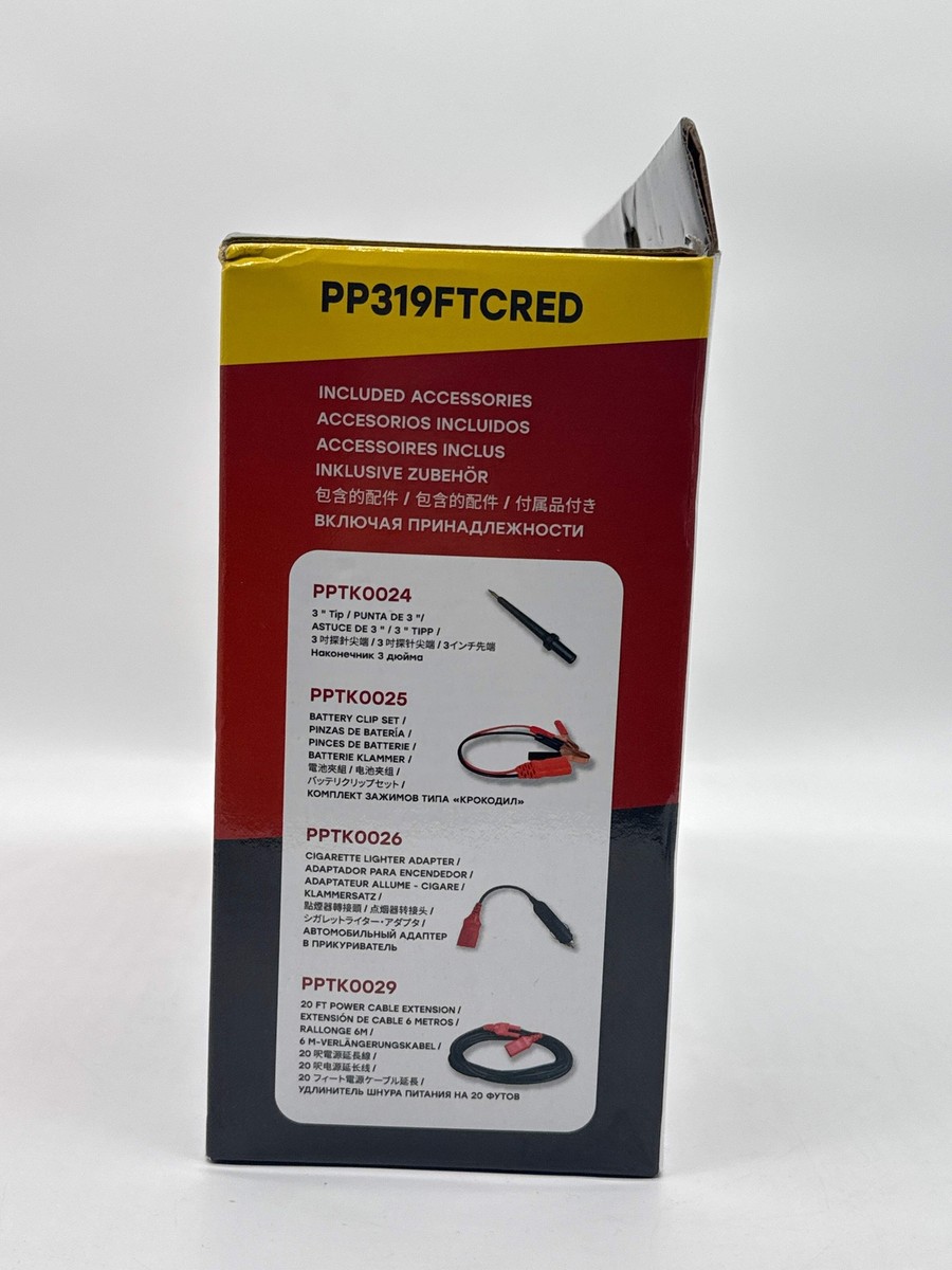 Power Probe III PP3CSRED Clamshell Circuit Tester - Red for Power Probe III PP3CSRED Clamshell Circuit Tester - Red for