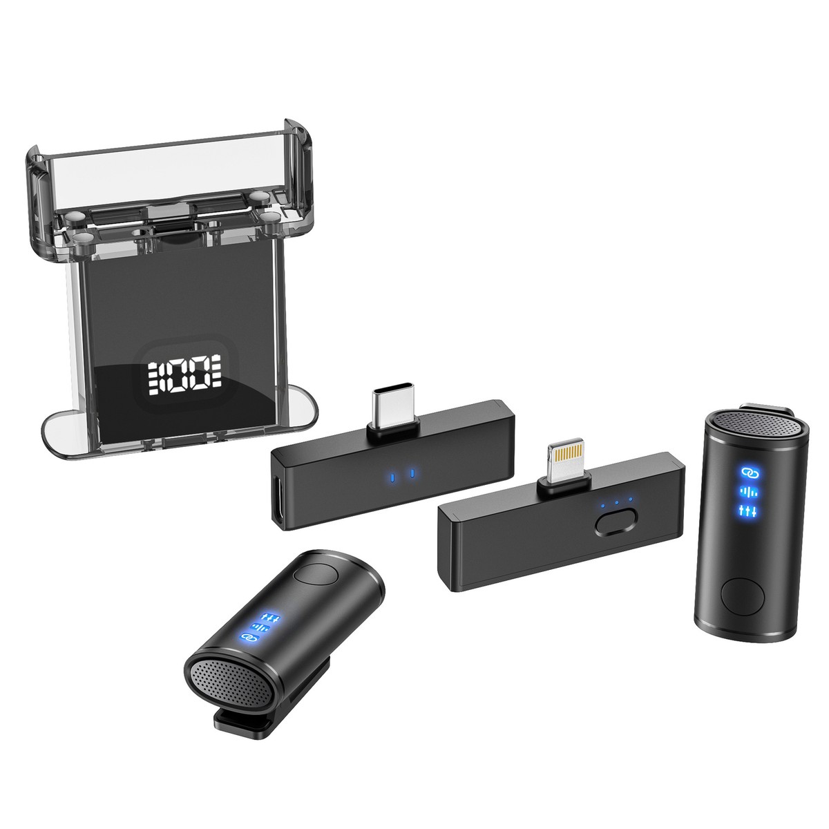 Microfono Lavalier Wireless WAVLINK Per IPhone - Doppio Microfono Per Vlog E Registrazioni - Foto 10