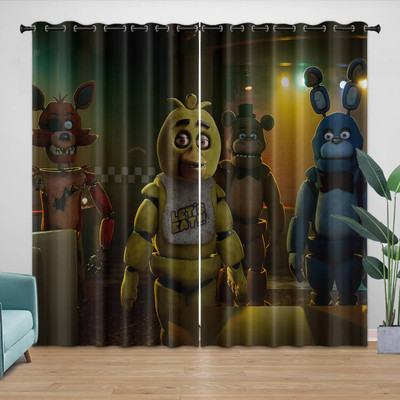 Movie Gift Idea, Five Nights At Freddys Window Curtains