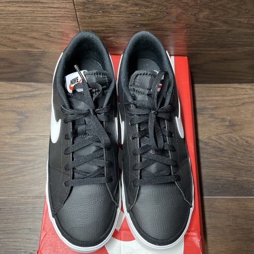 Nike Court Legacy NN Estilo de Vida Tenis Negro Blanco DH3162-001 Hombres Talla 12 - Imagen 5 de 16