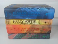 Harry Potter Hardcover Book Set Lot of 4 J.K. Rowling See Pictures for Details