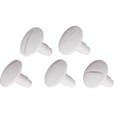 Pentair Letro Legend Pool Cleaner Wheel Screws, White Pack of (5) Part EC55