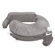 My Brest Friend Super Deluxe Nursing Pillow in Gray