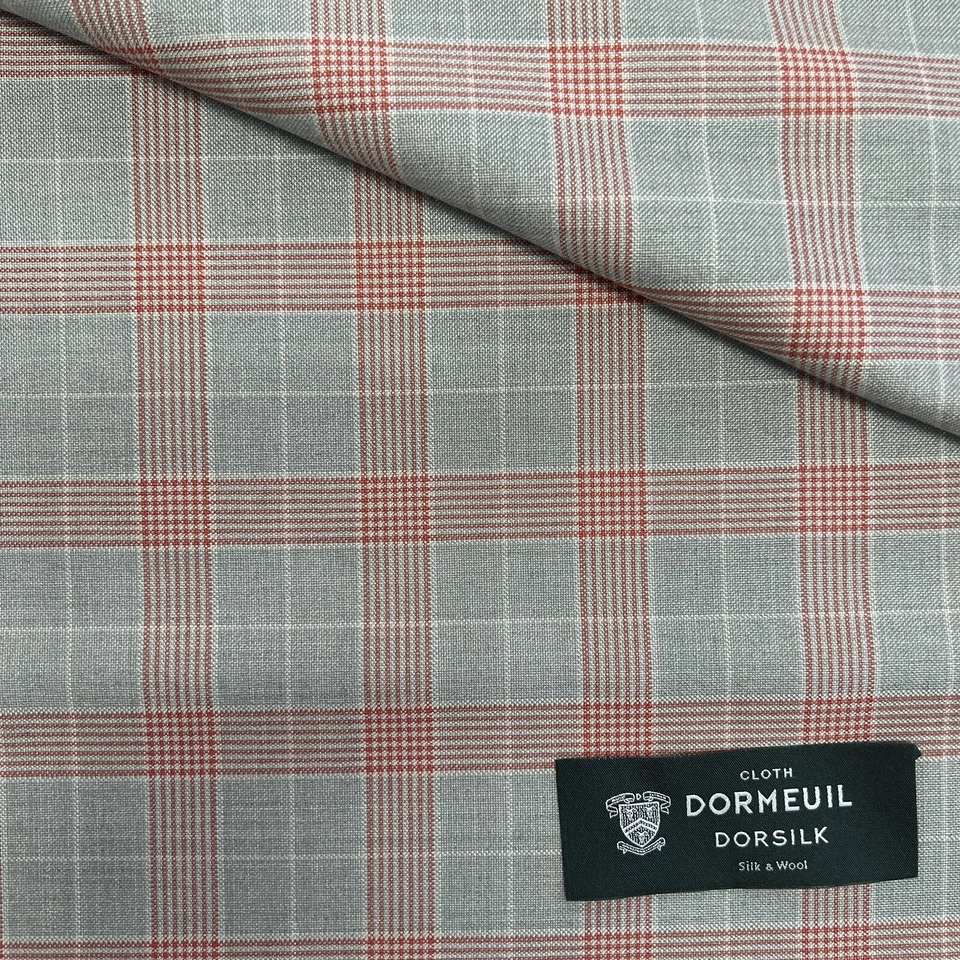 Dormeuil DORSILK 55% Lana 45% Seda Lujo Chaqueta Tela 1.6m | Hecho en Inglés Foto 2 de 4