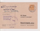 Bizone/AM-Post,Mi. 4z, Dettingen unter Teck, 21.1.46, US-Zensur