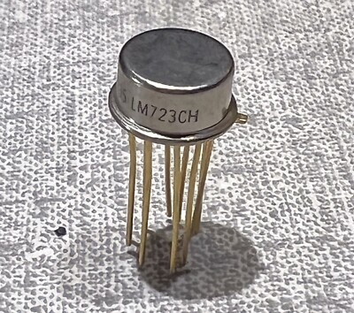 LM723CH IC Voltage Regulator, National Semiconductor, Metal Can, (2pc Lot) NOS