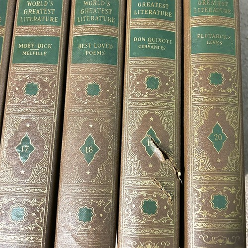 World's Greatest Literature 1936 Spencer Press Complete 20 Vol Set - Bild 6 von 14