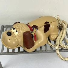 Vintage 80s Telemania Sly the Dog Corded Telephone Animated Untested