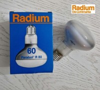 Radium Concentra 60W 230V Parabol Reflektor Strahler E27 R80 Spot 80 Grad R80