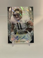 2021 Leaf Metal Draft #PA-BS1 Ben Skowronek BLACK MARBEL   RC  # 3/15