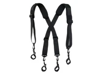 Adjustable Suspender Tool Harness Duty Belt Nylon X Style Straps Comfortable Fit