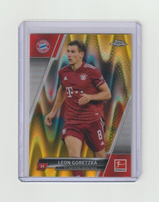 2021-22 CHROME BUNDESLIGA GOLD RAYWAVE [ LEON GORETZKA ] BAYERN