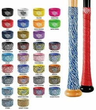 Baseball Bat Grip Tape TIGER GRIP Sticky Grips Colored Softball Wrap 1.1 MM