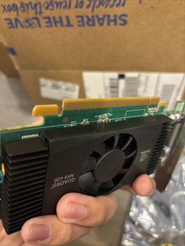 PNY NVIDIA Quadro NVS 420 (VCQ420NVSX1DPPB) 512MB GDDR3 SDRAM PCI Express x1... - Picture 8 of 8