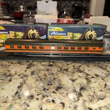 AHM/Rivarossi 1930’s Sleeper 85 Ft Empire Builder 6406-12 GN HO Kadee conversion