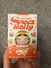 POPMART Space Molly Emoji Figure Popmart x Kennyswork . Sealed!