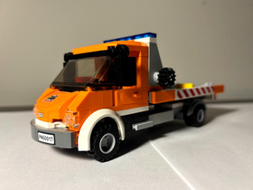 LEGO City Flatbed Truck (60017) - 100% Complete w/ Manual & Minifigs *RETIRED*