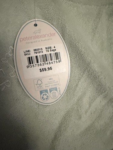 Peter Alexander Junior Boys Terry PJ Set Size 4 - Picture 4 of 4