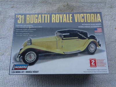 Lindberg # 72325 1931 Bugatti Royale Victoria Sealed Model Kit 1/24 Scale