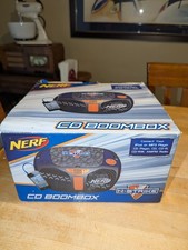 Nerf CD Boombox AM/FM CD Player N-Strike Super Rare Collectible Tested