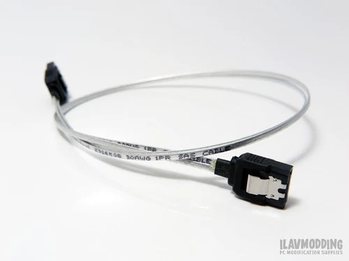 Ultra Slim SATA 3.0 Cable with Lock 180° to 180° 40 cm