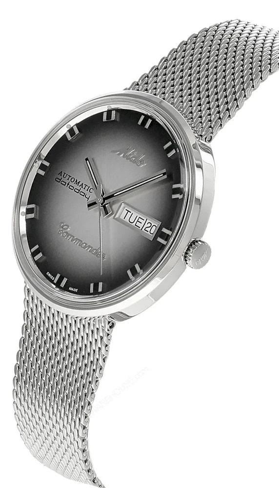 Mido Commander Shade Limited Edition 37mm SS Mesh Men's Watch