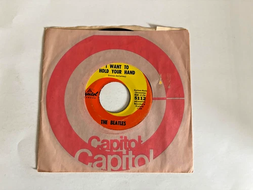 The Beatles I Want To Hold Your Hand 45 RPM 1964 Capitol VG / VG+ Play Test