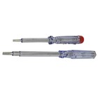 2 x Electrical Mains Voltage Tester Electricians Insulated Screwdriver 100-250V