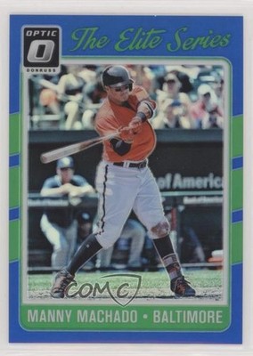 2017 Panini Donruss Optic The Elite Series Blue Prizm 22/149 Manny Machado o7m