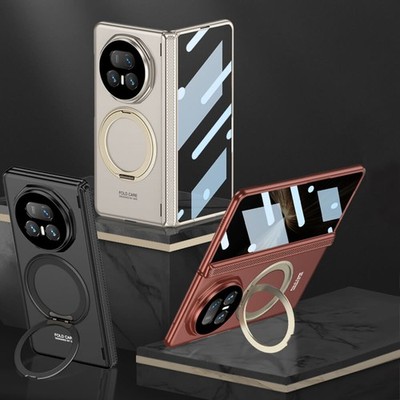 Für Honor Magic V5 Magnetisches Scharnier Ganzkörper 360 Stand Case GlasfolieDE