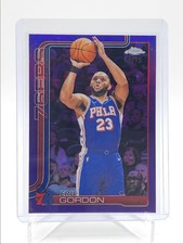 ERIC GORDON 2025-26 TOPPS CHROME PURPLE REFRACTOR 76ERS /75 Q6618