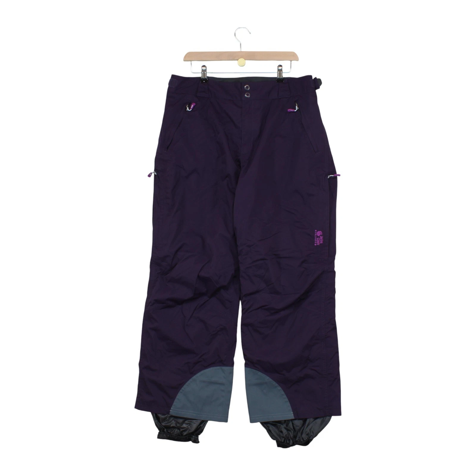 Mountain Hardwear Ski Trousers Womens Size XL Purple Salopettes Waterproof