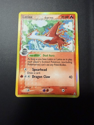 Latias 11/110 Ex Holon Phantoms Delta Species Holo Rare Pokemon Card HP