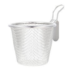 DOITOOL Stainless Steel Deep Fry Basket with Handle, Round Wire Mesh Fryer Ba...