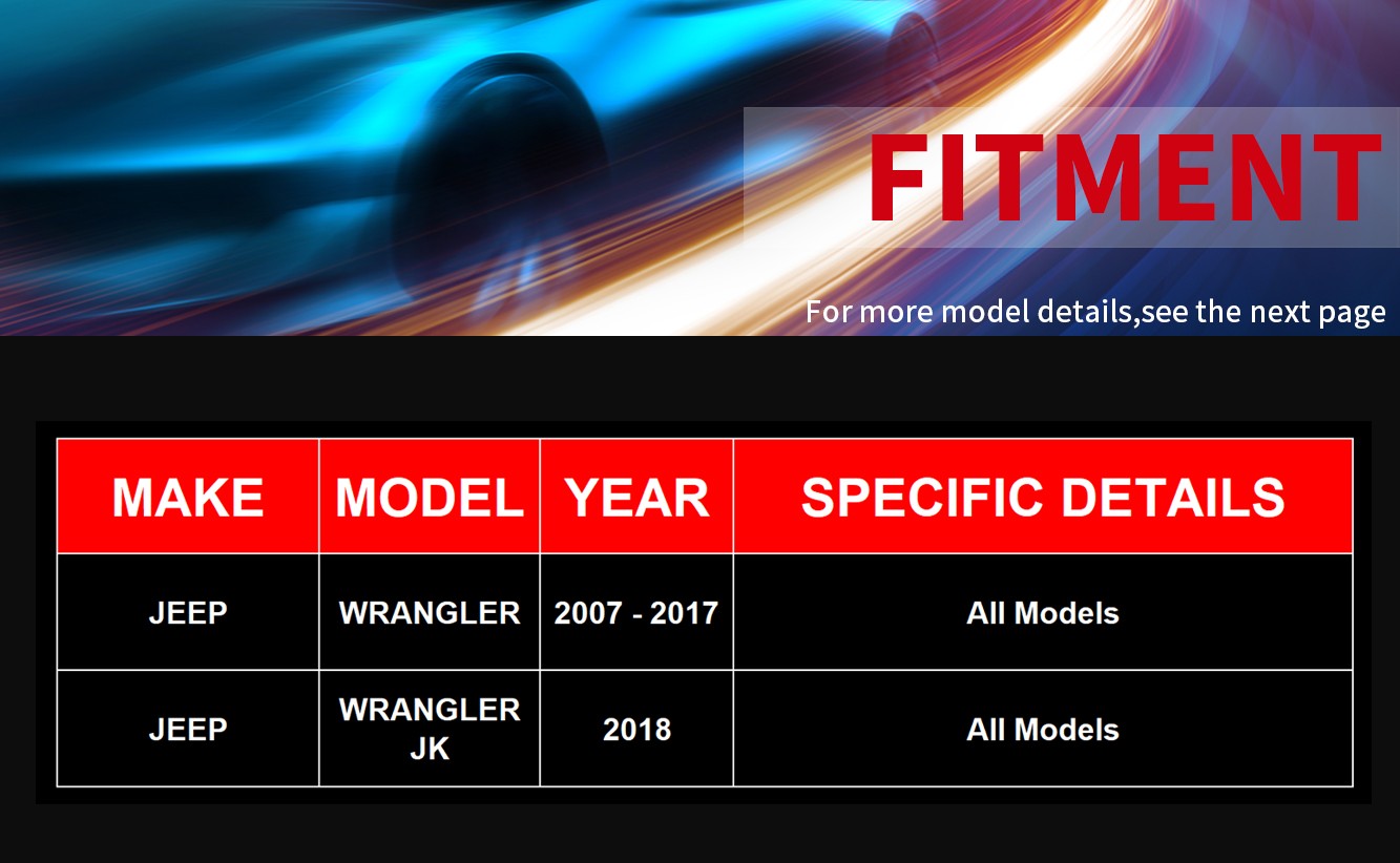 Front Rear Drilled Disc Brake Rotors Brakes Pads for 2007-2017 Jeep Wrangler JK