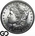 1904-O Morgan Silver Dollar Coin, Proof-Like Lustrous Choice Gem BU++