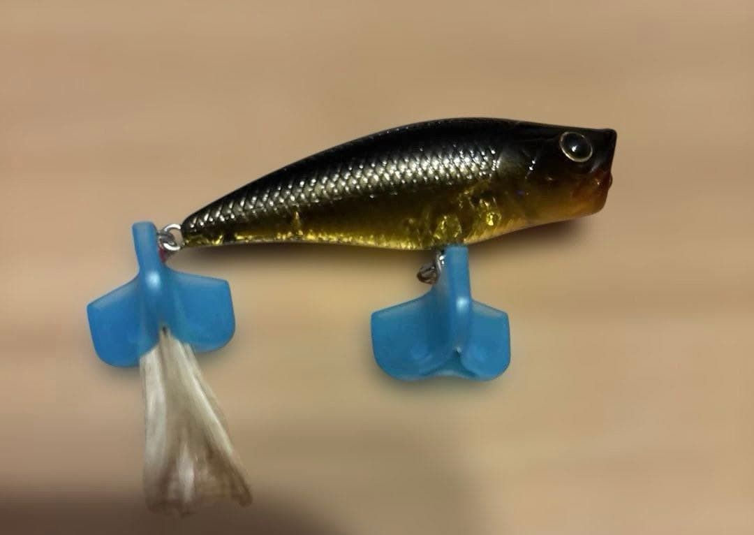 Evergreen Combat Popper & Bevy Popper Topwater Lures Set, Used, Fishing - Image 4