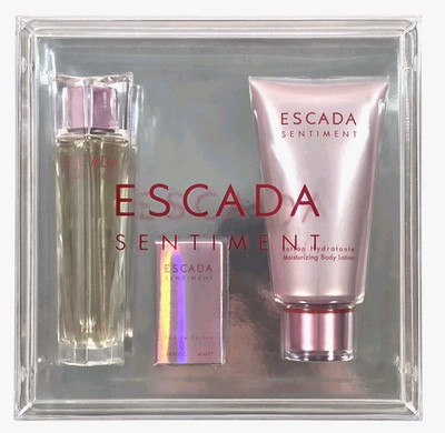 ESCADA Sentiment 3-Piece Fragrance Gift Set, EDT Spray, EDP Travel Size & Lotion