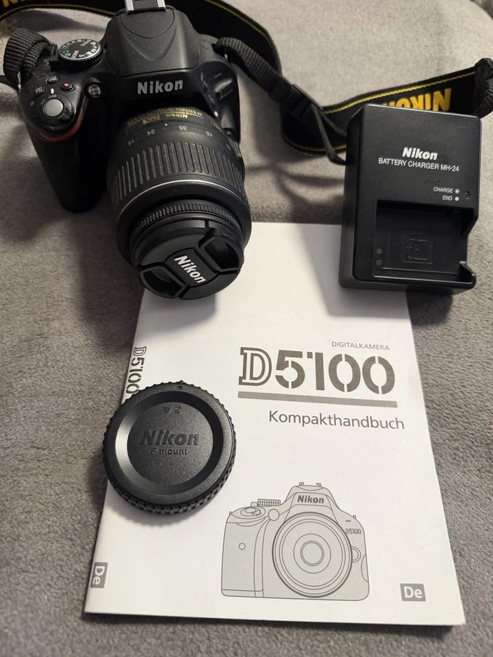 Nikon D5100 Kit m/ AF-S DX 18-55mm f/3.5-5.6G ED VR Objektiv sehr gut ! - Bild 4 von 4