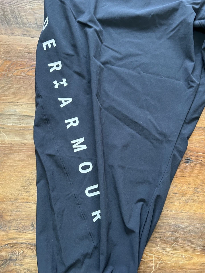 Under Armour Storm Women's UA Woven Branded Pants Plus Size 2XL Black 1354339 - Image 2 of 3