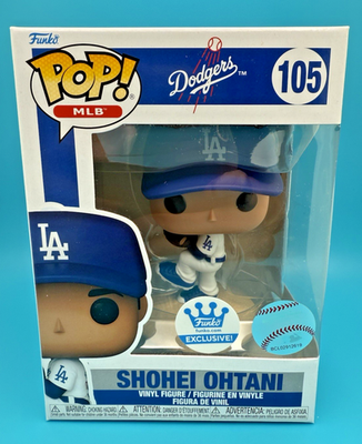 Shohei Ohtani Funko Pop! #105 & FREE Protector LA Dodgers Pitching