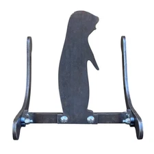 3/8" AR500 Prairie Dog Rocking Ground Stand - Hardened Steel Shooting Target